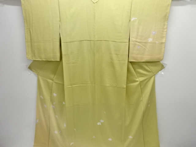 JAPANESE KIMONO / HOMONGI / YUZEN / FLOWER / ARTIST WORK